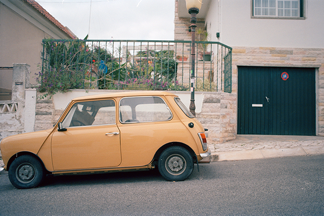 Yellow Mini Car - Film Photography // Twiggs Photography